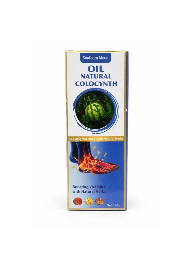 Southern Moon Natural Oil with Bitter Melon, Vitamin C and Herbs for Joint Relief - 140g